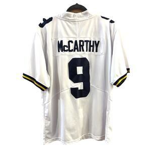J J McCarthy #9 Michigan Wolverine's Football Jersey 2024 Championship NCAA SZ L